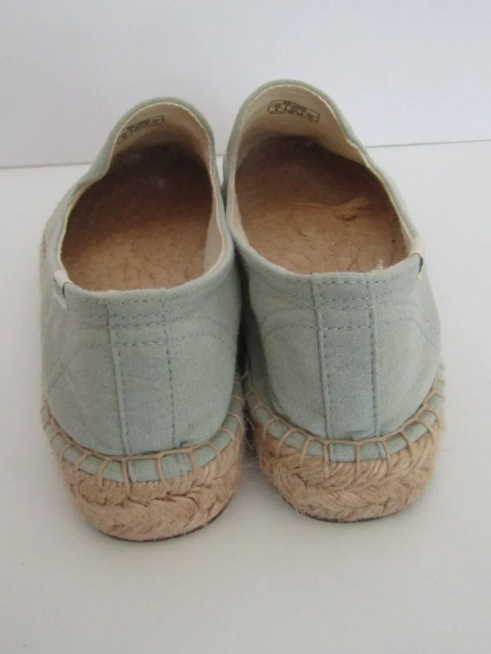 Soludos Flamingo Embroidered Slipper Espadrille Women's 9 Chambray